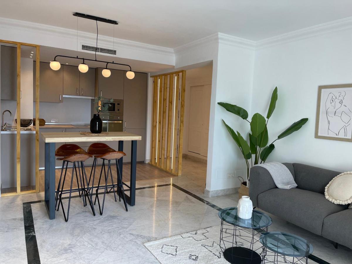Puerto Banus Beach Moderno Apartamento Marbella Bagian luar foto